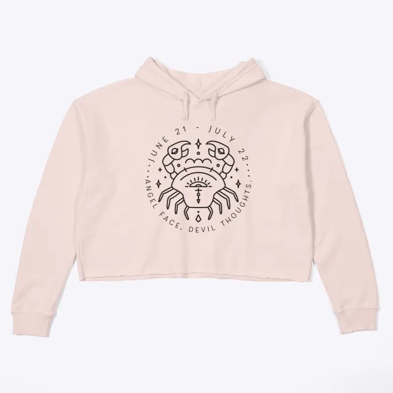 Cancer Crop Hoodie