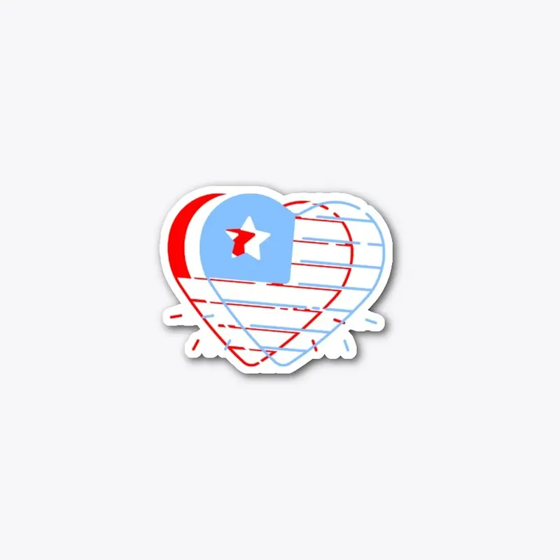 USA Flag Sticker