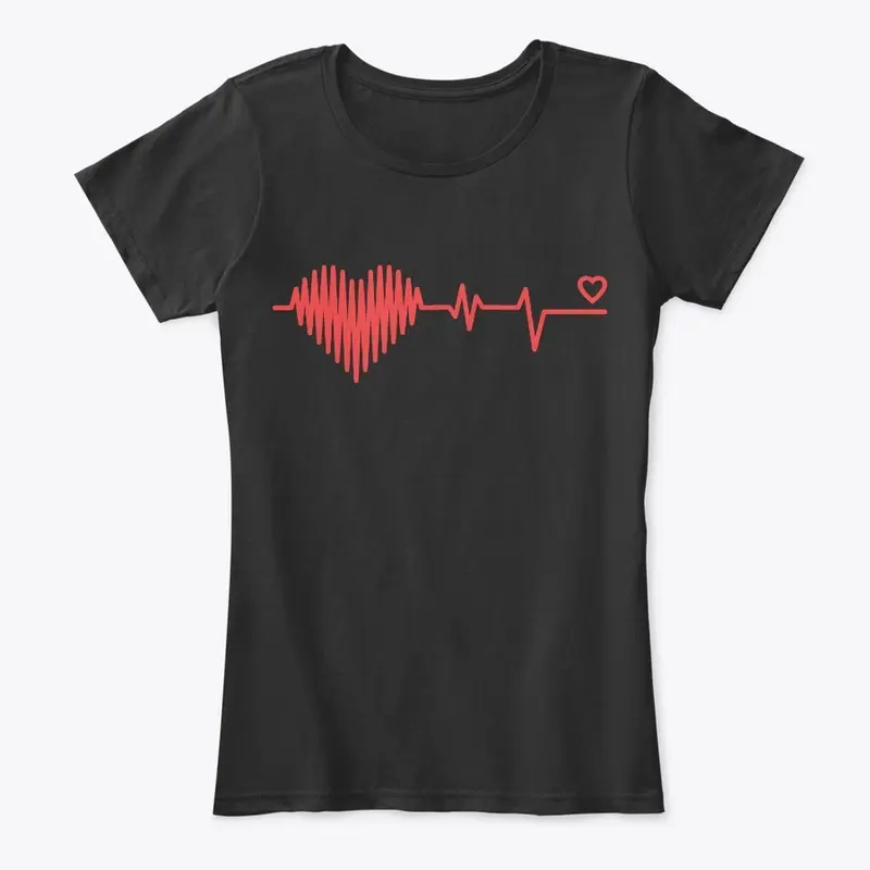 Heartbeat Tee (Red)